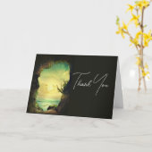 Het Zee Schilderachtig Foto vergeten Dank u Kaart (Gele Bloem)