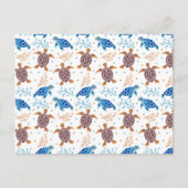 Het Zee schildpad Briefkaart (Voorkant)