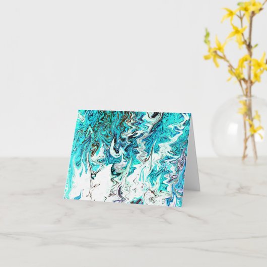 Het Zee van de Rushing...... Kaart (Gele Bloem)