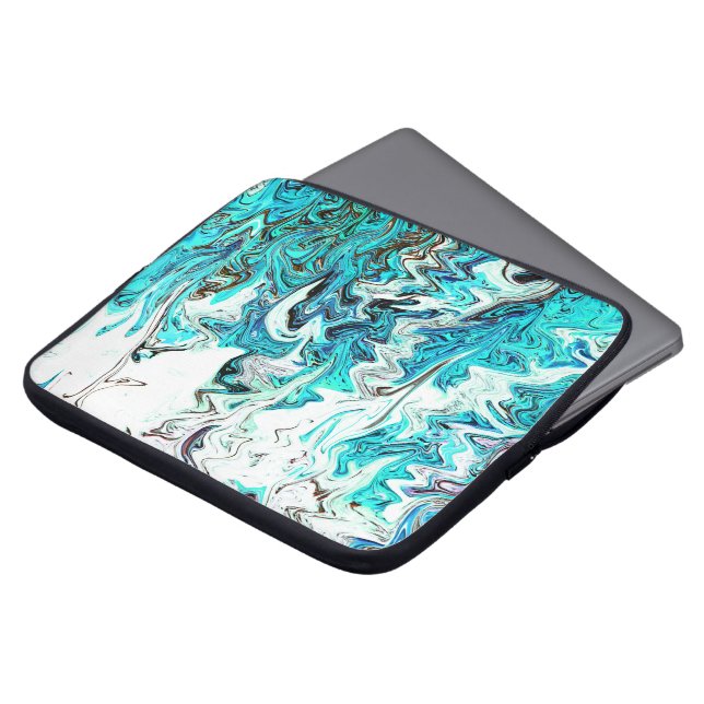 Het Zee van de Rushing...... Laptop Sleeve (Voorkant top)