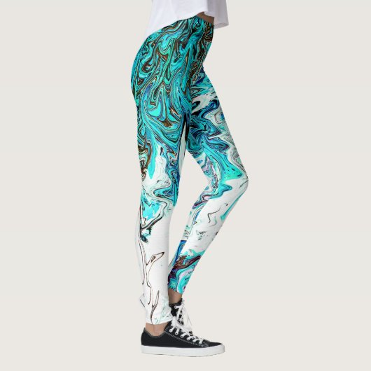 Het Zee van de Rushing..... Leggings (Rechts)