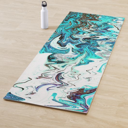 Het Zee van de Rushing..... Yogamat (In situ)