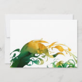 Het Zee van de Zeemeermin: Baby shower Kaart (Achterkant)