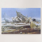 Het Zee van IJs (door Caspar David Friedrich) Legpuzzel (Horizontaal)
