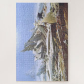 Het Zee van IJs (door Caspar David Friedrich) Legpuzzel (Verticaal)