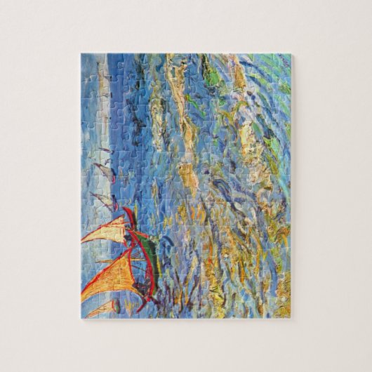 Het zee van Van Gogh in Saintes-Maries Legpuzzel (Verticaal)