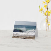 Het Zee van Wonder Notecard Kaart (Gele Bloem)