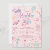 Het Zee verjaardagsuitnodiging. oceaanverjaardag Kaart (Voorkant)