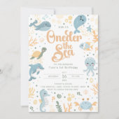 Het Zee verjaardagsuitnodiging. oceaanverjaardag Kaart (Voorkant)