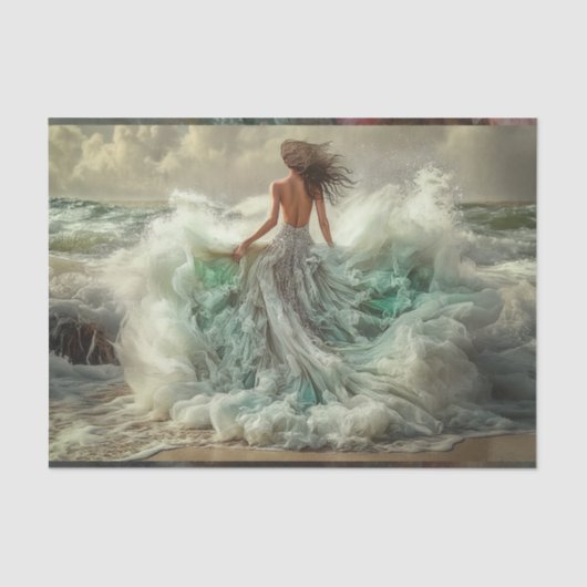 Het Zee wordt haar Tissuepapier (Voorkant)