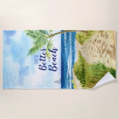 Het zeehondenleven is beter in strandlaken (Voorkant)