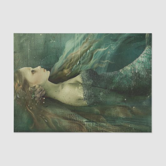 HET ZEEMEERMIN-WEEFSELPAPIER ONTKOPPELEN TISSUEPAPIER (Voorkant)