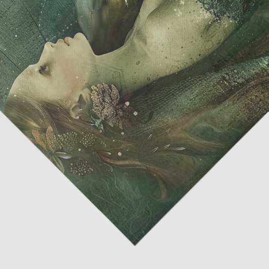 HET ZEEMEERMIN-WEEFSELPAPIER ONTKOPPELEN TISSUEPAPIER (Detail)