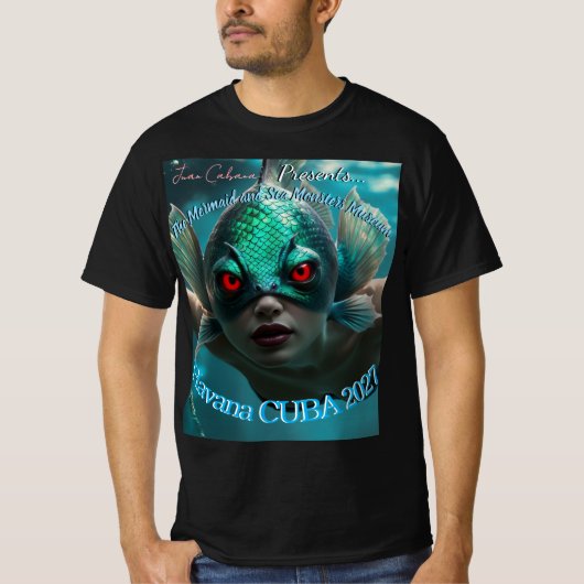 Het Zeemeermin & Zee Monsters Museum T-shirt (Voorkant)