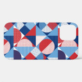 Het zeemijlpatroon van de zomer Case-Mate iPhone case (Achterkant (horizontaal))