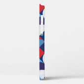 Het zeemijlpatroon van de zomer Case-Mate iPhone case (Achterkant / Links)