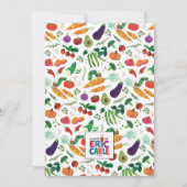 Het zeer hongerige Caterpillar Fruit Baby shower Kaart (Achterkant)