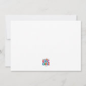 Het zeer hongerige Caterpillar krijtbord Baby show Kaart (Achterkant)