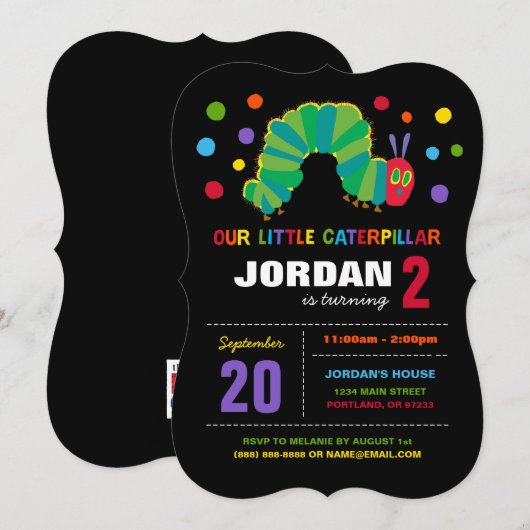 Het zeer hongerige karalkbord van de driepijlerpij kaart (Voorkant / Achterkant)