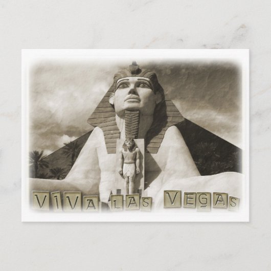 Het zeer Koele Vintage Briefkaart van Las Vegas (Voorkant)