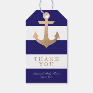 Het zeevaart Baby shower van de Marine Cadeaulabel