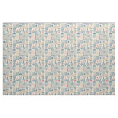 Het zeevaart Patroon van de Krant Stof (Fat Quarter)