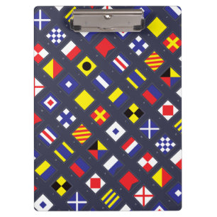 Het zeevaart Patroon van de Vlag Klembord