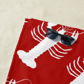 Het zeevaart Patroon van de Zeekreeft Strandlaken (In situ)