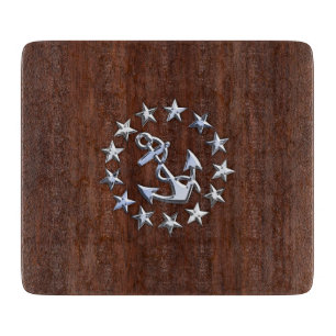 Het zeevaart Symbool van de Sterren van het Anker Snijplank