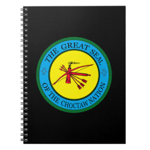 Het zegel van de Choctaw Nation of Oklahoma Notitieboek