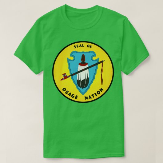 Het zegel van de Osage Nation T-shirt (Design voorkant)