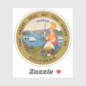 Het zegel van de staat Californië Sticker (Vel)