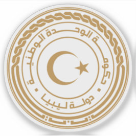 Het zegel van de staat Libië Sticker