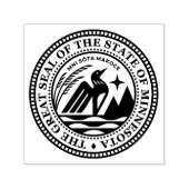 Het zegel van de staat Minnesota Zelfinktende Stempel (Design)