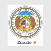 Het zegel van de staat Missouri Sticker (Vel)