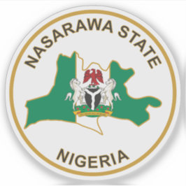 Het zegel van de staat Nasarawa in Nigeria Sticker