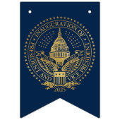 Het zegel van de tweede inauguratie van President  Vlaggetjes (Derde vlag)