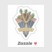 Het zegel van Hesperia, Californië Sticker (Vel)