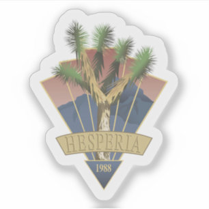 Het zegel van Hesperia, Californië Sticker