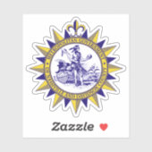 Het zegel van Nashville, Tennessee Sticker (Vel)