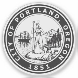 Het zegel van Portland, Oregon Sticker