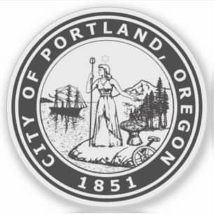 Het zegel van Portland, Oregon Sticker