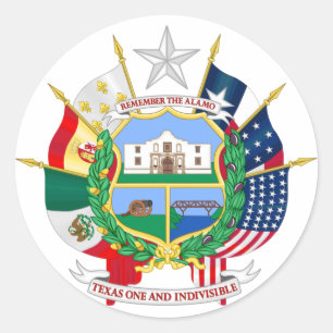 Het zegel van Texas Vlaggen van de Wereld