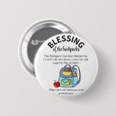 Het zegelen van de backpacks gift labels zeer bela ronde button 5,7 cm (Voorkant /achterkant)