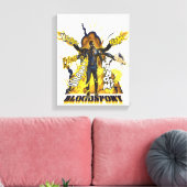 Het Zelfmoordplein | Bloedsport Action Graphic Canvas Afdruk (Insitu (Woonkamer))