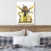 Het Zelfmoordplein | Bloedsport Action Graphic Canvas Afdruk (Insitu (Slaapkamer))