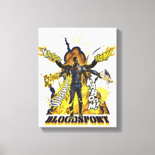 Het Zelfmoordplein | Bloedsport Action Graphic Canvas Afdruk (Voorkant)