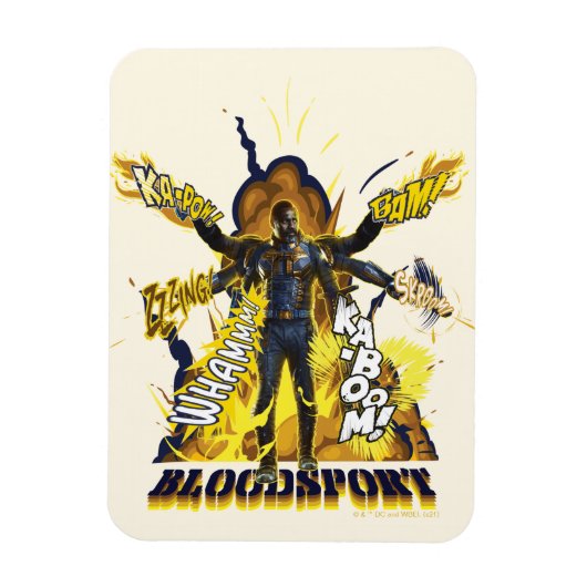 Het Zelfmoordplein | Bloedsport Action Graphic Magneet (Verticaal)