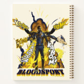 Het Zelfmoordplein | Bloedsport Action Graphic Notitieboek (Achterkant)