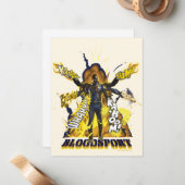 Het Zelfmoordplein | Bloedsport Action Graphic Notitiekaartje (Voorkant / Achterkant in situ)